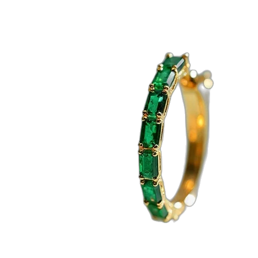 jewelry, crown, 3d render, green transparent PNG cut-out