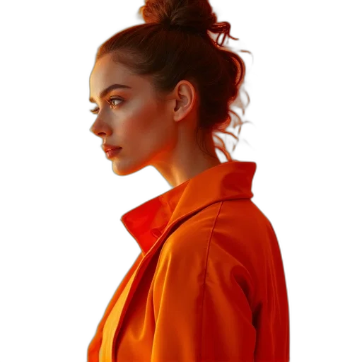 jacket, face, dress, staff transparent PNG cut-out