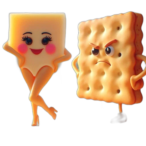 food, mask, robot, dress, 3d render, concept art, two, animated transparent PNG cut-out