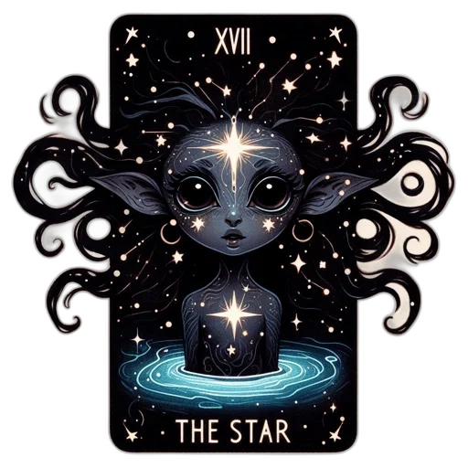 staff, concept art, fantasy art, pixel art, outer space, illustrated, tarot, card transparent PNG cut-out