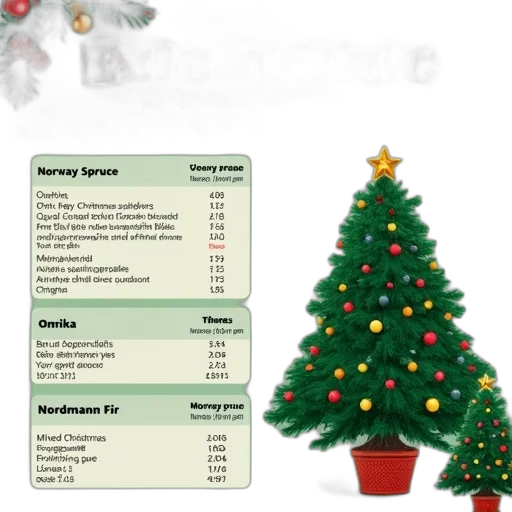 green, festive, holiday-themed, poster, background, featuring, christmas, tree transparent PNG cut-out