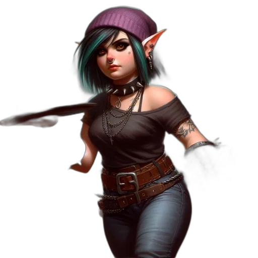 staff, hat, fantasy art, concept art, 3d render, comic book art, dark, young transparent PNG cut-out