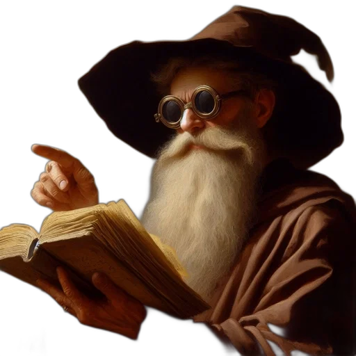 hat, staff, face, mask, fantasy art, photorealistic, concept art, oil painting transparent PNG cut-out