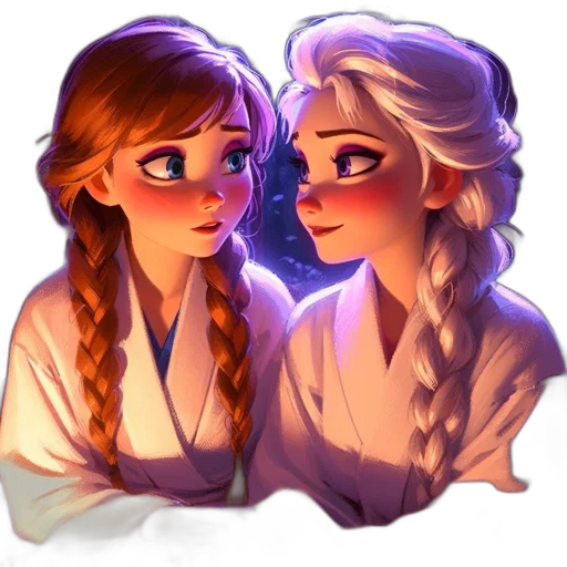 pixel art, fantasy art, concept art, cartoon, neon lights, fire, snow, night transparent PNG cut-out