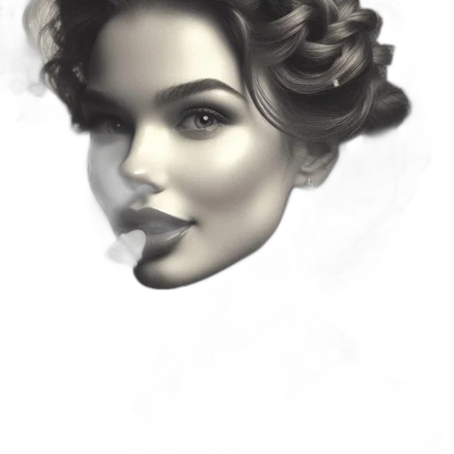 face, crown, mask, photorealistic, pencil sketch, oil painting, fantasy art, monochrome transparent PNG cut-out