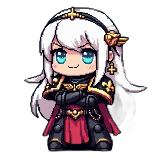 staff, weapon, dragon, crown, pixel art, fantasy art, anime, concept art transparent PNG cut-out