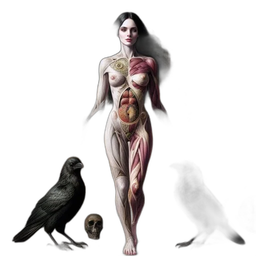 creature, concept art, fantasy art, pixel art, photorealistic, dark, earth tones, artistic transparent PNG cut-out