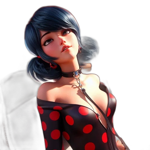 dress, face, jewelry, robot, concept art, anime, 3d render, fantasy art transparent PNG cut-out