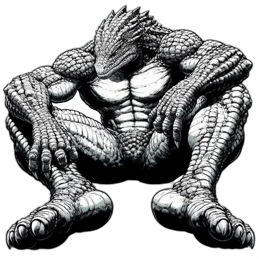 creature, dragon, animal, comic book art, concept art, pixel art, fantasy art, anthropomorphic transparent PNG cut-out