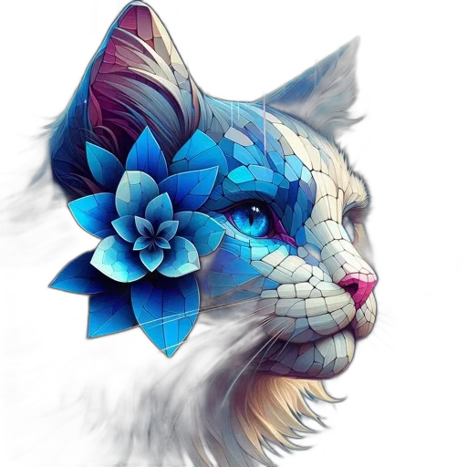 flower, jewelry, mask, crown, fantasy art, photorealistic, watercolor, pixel art transparent PNG cut-out