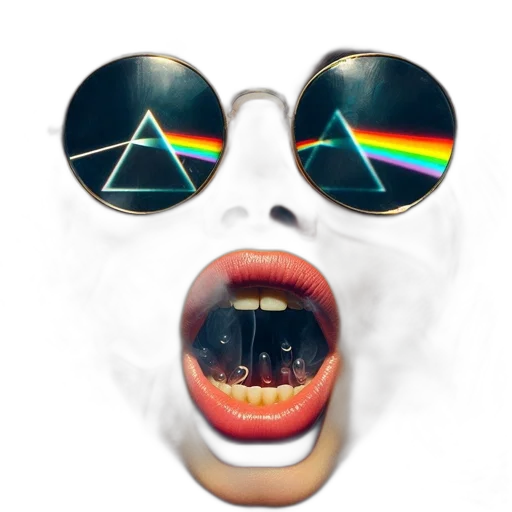 mask, face, creature, vaporwave, 3d render, concept art, pixel art, neon transparent PNG cut-out