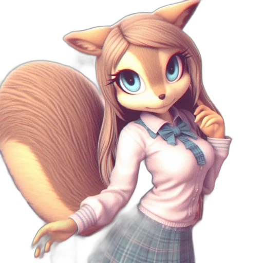 staff, animal, creature, dress, anime, concept art, pixel art, fantasy art transparent PNG cut-out