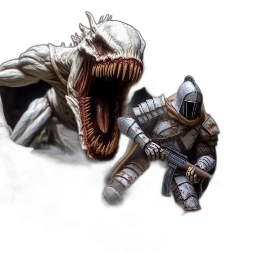 creature, mask, dragon, concept art, fantasy art, 3d render, pixel art, outer space transparent PNG cut-out