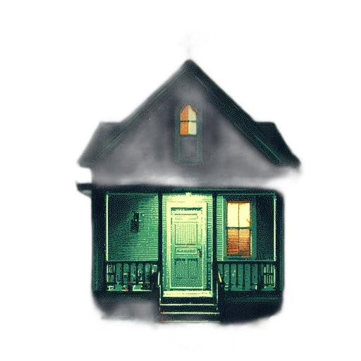 building, furniture, concept art, watercolor, 3d render, pixel art, night, fog transparent PNG cut-out