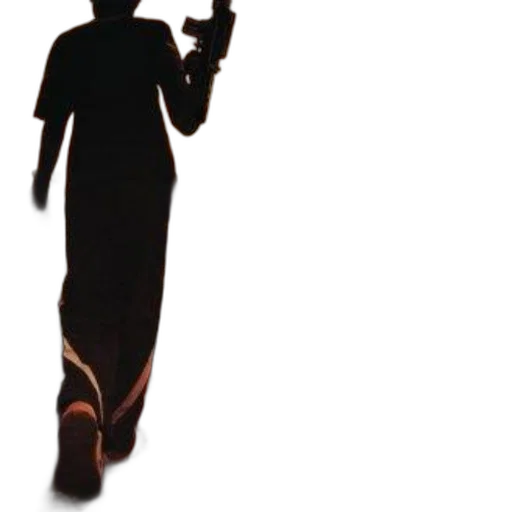 staff, dress, umbrella, weapon, concept art, 3d render, poster, silhouette transparent PNG cut-out