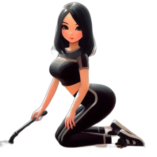 staff, weapon, robot, cartoon, concept art, fantasy art, 3d render, animated transparent PNG cut-out