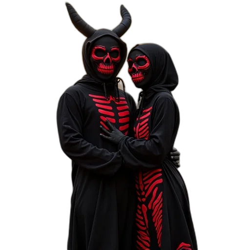 mask, dress, jacket, concept art transparent PNG cut-out