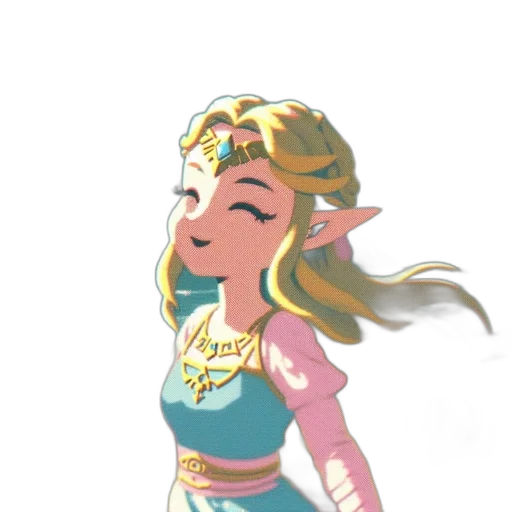 staff, jewelry, crown, dress, concept art, pixel art, fantasy art, 3d render transparent PNG cut-out
