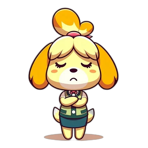 staff, animal, creature, dress, pixel art, concept art, cartoon, anime transparent PNG cut-out