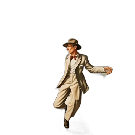 staff, hat, jacket, umbrella, concept art, 3d render, photorealistic, pixel art transparent PNG cut-out