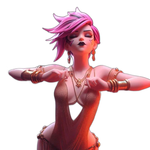 staff, jewelry, concept art, fantasy art, cyberpunk, 3d render, red, neon transparent PNG cut-out