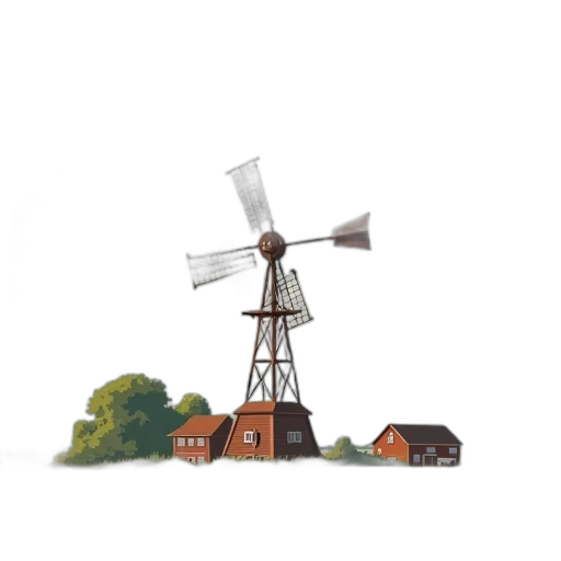 robot, building, weapon, umbrella, concept art, pixel art, watercolor, oil painting transparent PNG cut-out