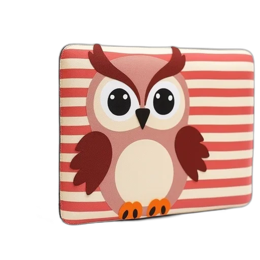 3d render, cute, cartoon, owl transparent PNG cut-out