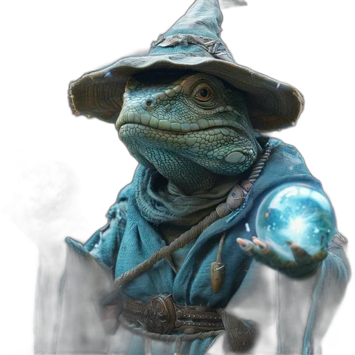 staff, dragon, mask, hat, concept art, fantasy art, photorealistic, 3d render transparent PNG cut-out