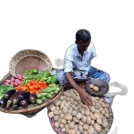 food, jewelry, staff, photorealistic, oil painting, 3d render, earth tones, street transparent PNG cut-out