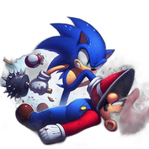 weapon, concept art, pixel art, fantasy art, 3d render, fire, blue, sonic transparent PNG cut-out