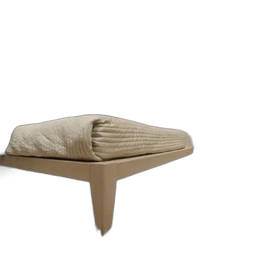 furniture, hat, umbrella, crown, 3d render, earth tones, modern, bedroom transparent PNG cut-out