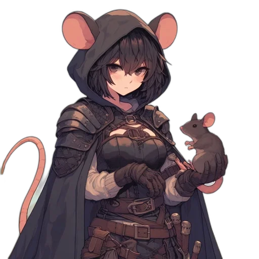 staff, weapon, hat, animal, concept art, fantasy art, pixel art, anime transparent PNG cut-out
