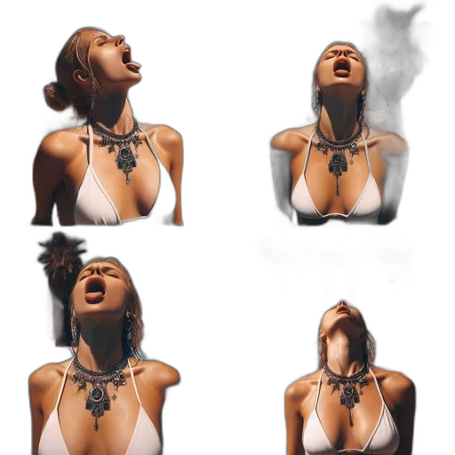 jewelry, concept art, photorealistic, cyberpunk, 3d render, fire, outdoor, scene transparent PNG cut-out