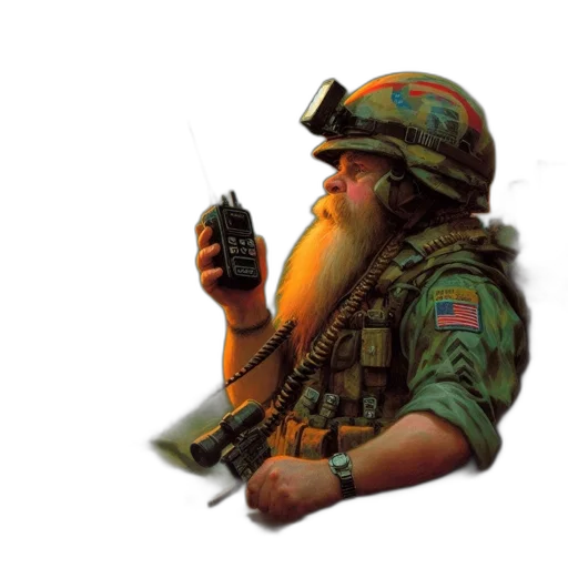 weapon, staff, concept art, pixel art, fantasy art, photorealistic, warzone, bearded transparent PNG cut-out