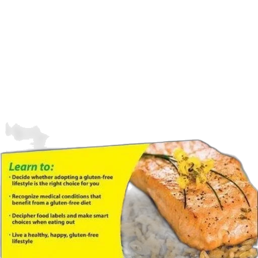 food, living, gluten-free, dummies, book, cover, featuring, salmon transparent PNG cut-out