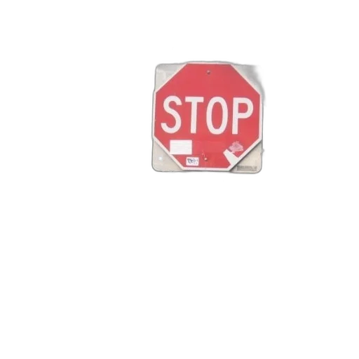 weapon, robot, car, stop, sign, stickers, city, street transparent PNG cut-out