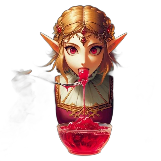 crown, food, mask, bottle, fantasy art, concept art, pixel art, 3d render transparent PNG cut-out