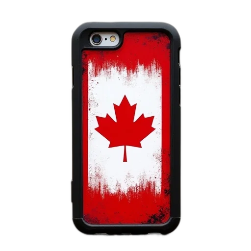 flag, canada, case, iphone transparent PNG cut-out