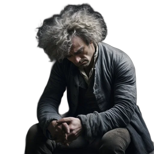 jacket, hair, concept art, photorealistic, cyberpunk, snow, solitary, figure transparent PNG cut-out