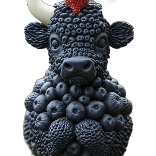food, animal, mask, creature, 3d render, photorealistic, image, features transparent PNG cut-out