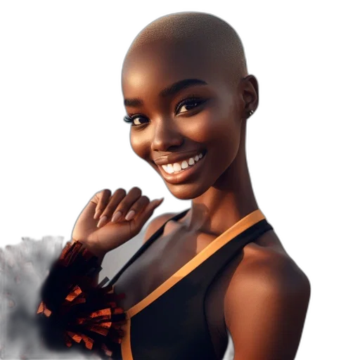 hair, robot, face, crown, concept art, photorealistic, fantasy art, comic book art transparent PNG cut-out