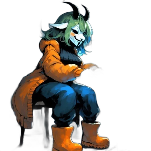 jacket, staff, mask, dragon, concept art, fantasy art, pixel art, comic book art transparent PNG cut-out