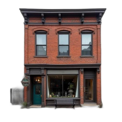 building, furniture, shoes, city street transparent PNG cut-out
