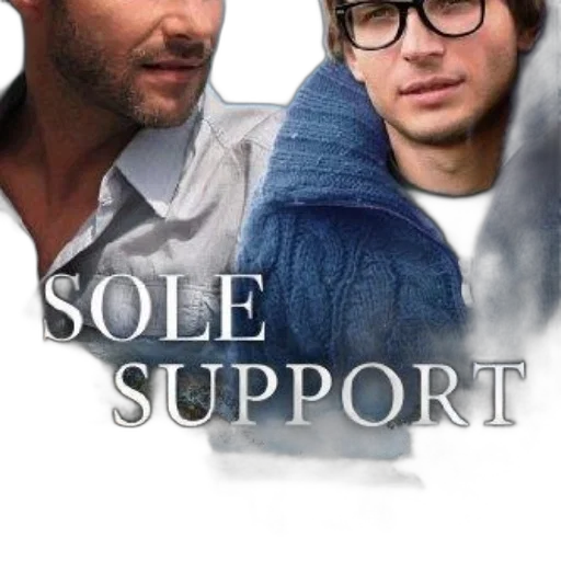 sole, support, movie, poster, featuring, two, men, front transparent PNG cut-out