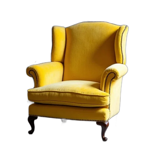 furniture, crown, dress, hat, 3d render, photorealistic, golden, yellow transparent PNG cut-out