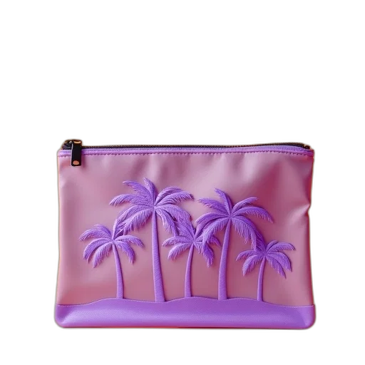 vaporwave, beach, pastel, purple transparent PNG cut-out