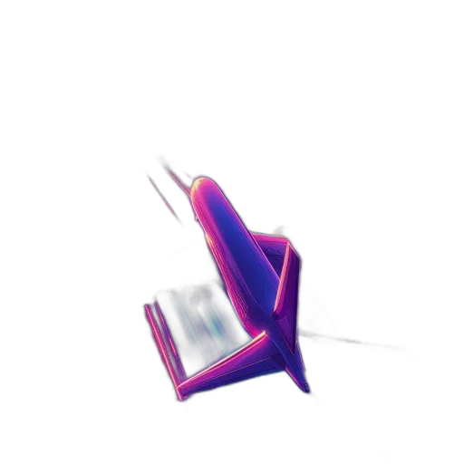 shoes, weapon, hair, furniture, vaporwave, 3d render, concept art, pixel art transparent PNG cut-out