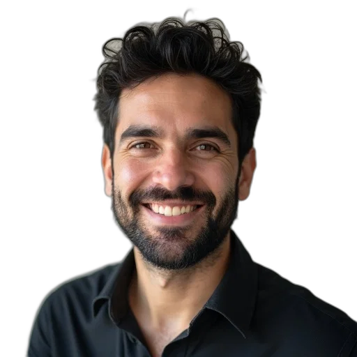 staff, face, hair, jacket, photorealistic, man, dark, beard transparent PNG cut-out