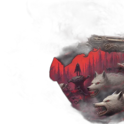 dragon, mask, concept art, fantasy art, watercolor, photorealistic, fog, fire transparent PNG cut-out