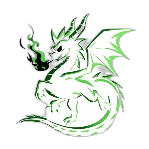 dragon, staff, creature, animal, fantasy art, pixel art, concept art, 3d render transparent PNG cut-out